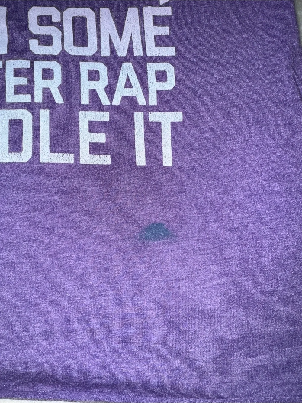 Purple Graphic Tank Top - 'Drink Some Coffee'